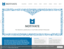 Tablet Screenshot of motivatepublishing.com